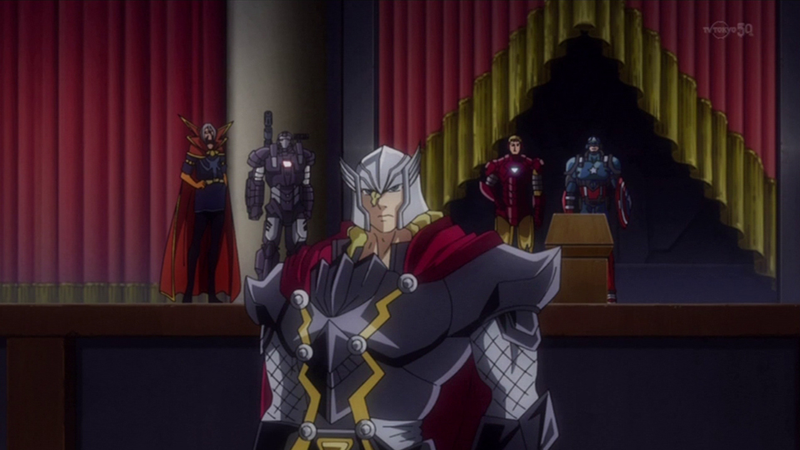 Illustration for article titled The Avengers (and other Marvel Heroes) in Their Official Anime Forms